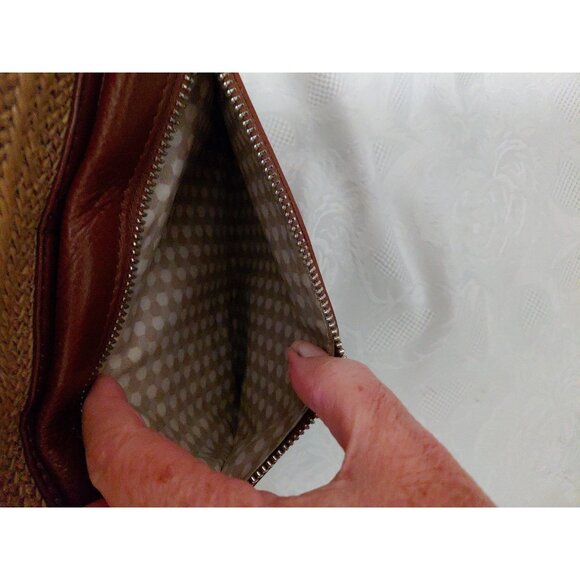 Brighton Brice Organizer & Hobo Shoulder Handbag Beige & Brown - Picture 11 of 16